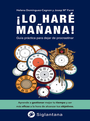cover image of ¡Lo haré mañana!